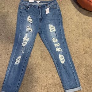 NEW with TAGS forever 21 boyfriend jean size 14